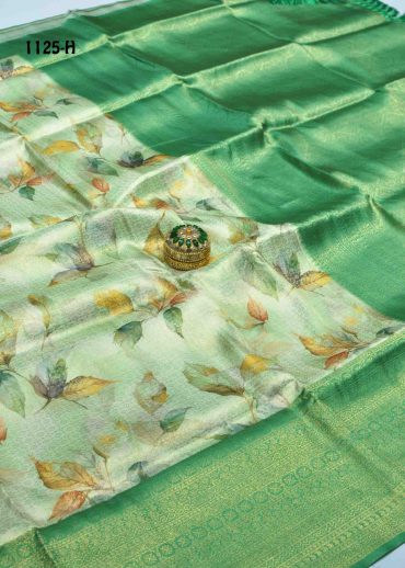 Sevvanthi-1125-H  Green Color Softy Silk Saree CM1007124 (LR3C)
