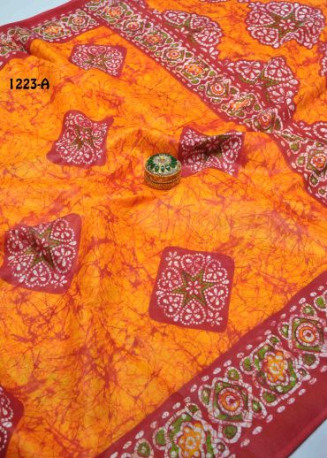 Saraswathi -1223-A Yellow Color Voyal Saree CM1007295 (LR1D)