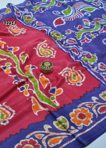 Saraswathi -1223-F  Pink Color Voyal Saree CM1007295 (LR1D)