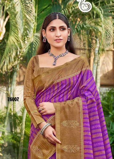 Siddhanth-Samkalin - 76007 Lavender Color Fancy Dola Silk Saree CM1012907 [RR2B]