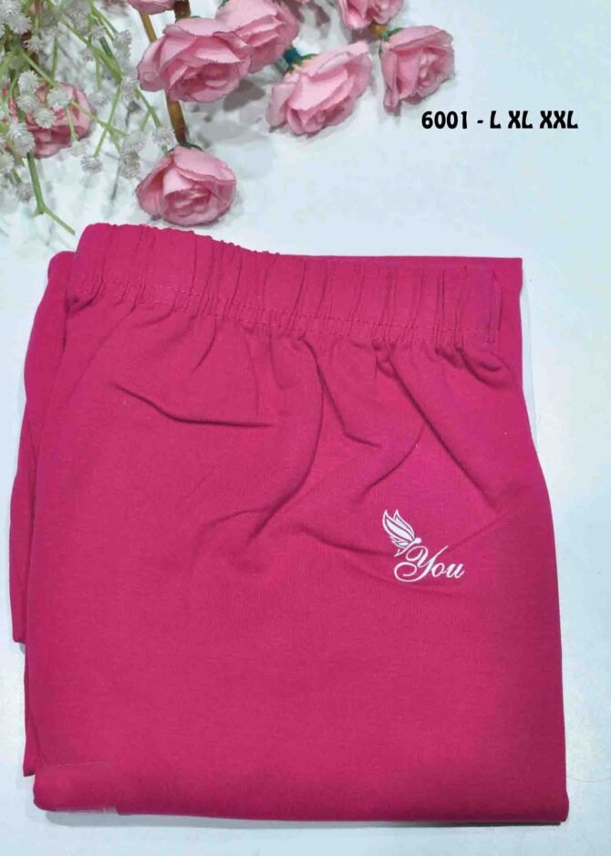 Modern - 6001   Pink Color Exclusively Rayon Stretch Leggings [LR2B]