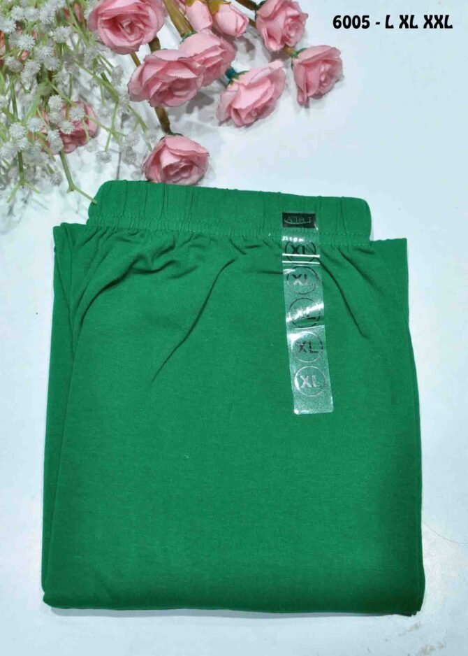 Modern - 6005   Green Color Exclusively Rayon Stretch Leggings [LR2B]