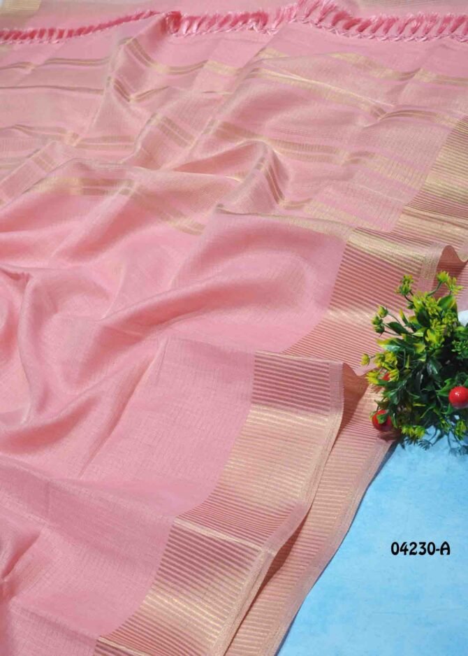 Ankita - 04230-A  Queen Pink Color Lovely Fancy Cotton Saree CM1201979 (LR2C)