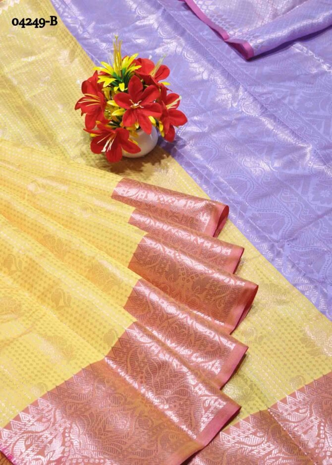 Leelavathi - 04249-B  Sunshine Color Excellent Uppada Tissue Saree CM1119865 (RR5D)