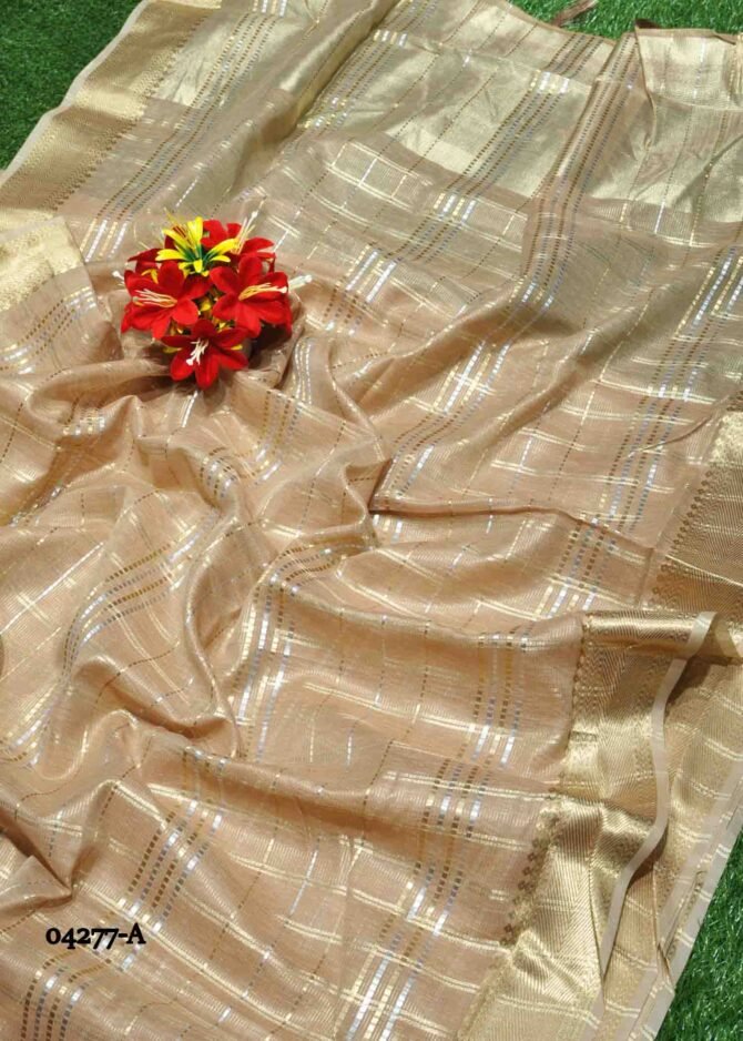 Archana -04277-A  Tawny Brown Color Kubera Pattu Saree CM1187169 (RR7E)