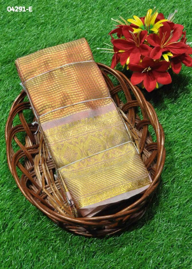 Naveena-04291-E  DaisyRed Color Tissue Saree CM1201088 (RR2B)