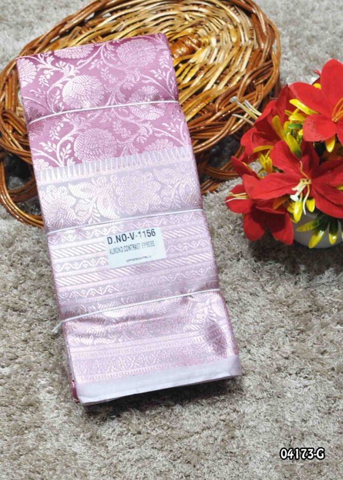 Adhilakshmi-04173-G  Rosewood Color Fantastic Semi-Pattu Saree CM1203643 (RR1C)