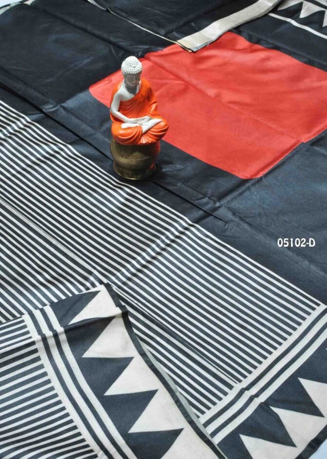 Ashvitha - 05102-D  Black Color Dupion Silk Saree CM1211874 (RR7C)