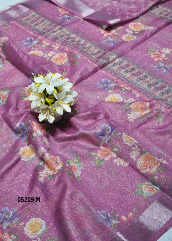Suneetha - 05209-M  Dewberry Pink Color Elagant Fancy Cotton Saree CM1207853 (RR2E)