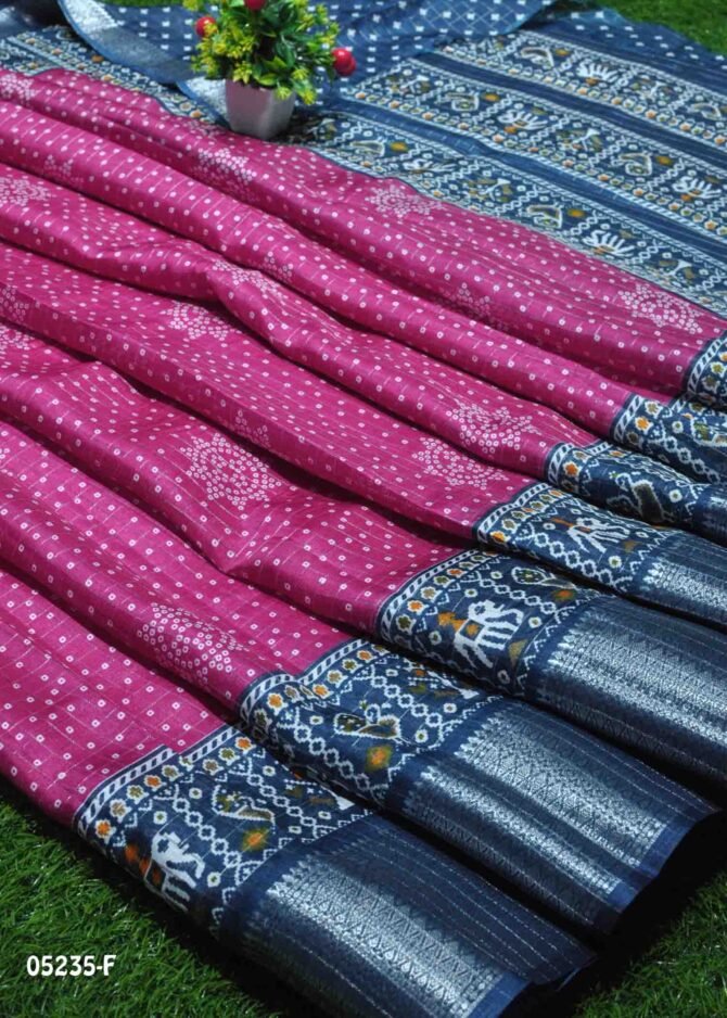 Shreya -05235-F   Flamingo Pink Color Elegant Dola Silk Saree CM1211586 [RR5E]