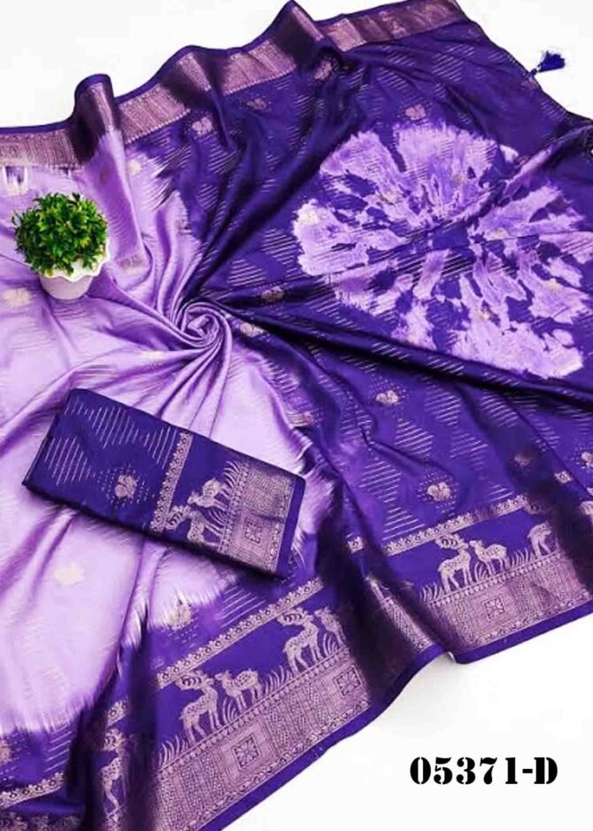 Azra-05371-D Mauve Purple Color Grand Look Dola Silk Saree CM1208505 (LR4E)