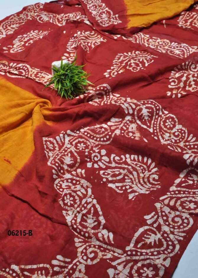 Yashwitha - 06215-B  Yellow Color Pure Cotton Saree CM1233219 [LR1B]