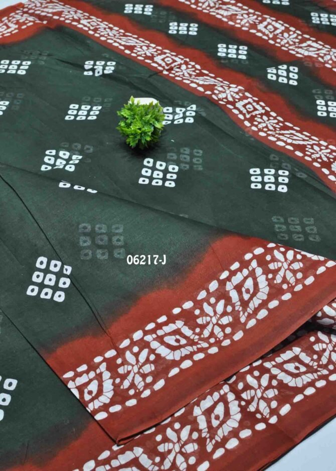 Jeyashri - 06217-J   Hunter Green Color Summer Special Cotton Saree CM1222898 (RR2E)