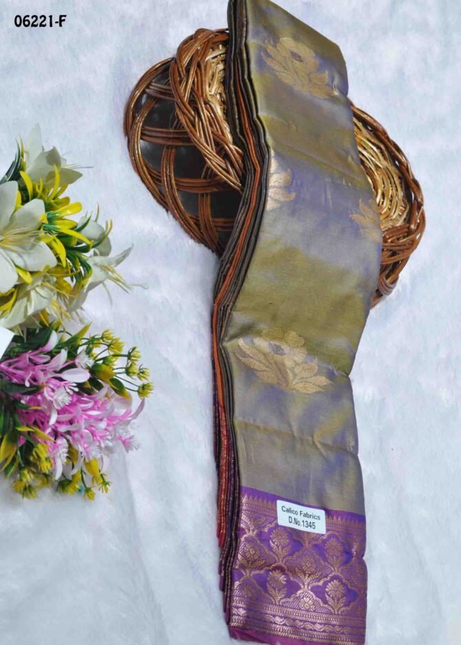 Aavirai - 06221-F   Light Blue Color Double Shade Traditional Wear Semi Soft Silk Saree CM1221685 (LR1C)