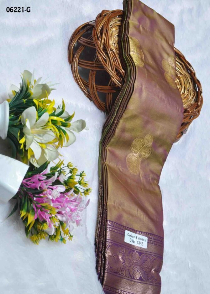 Aavirai - 06221-G   Light Pink Color Double Shade Traditional Wear Semi Soft Silk Saree CM1221685 (LR1C)