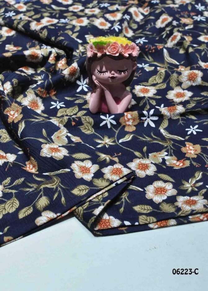 Delta - 06223-C  Navyblue Color Top, Frock & Nighty  Popcorn Material CM1211564 (RR2C)