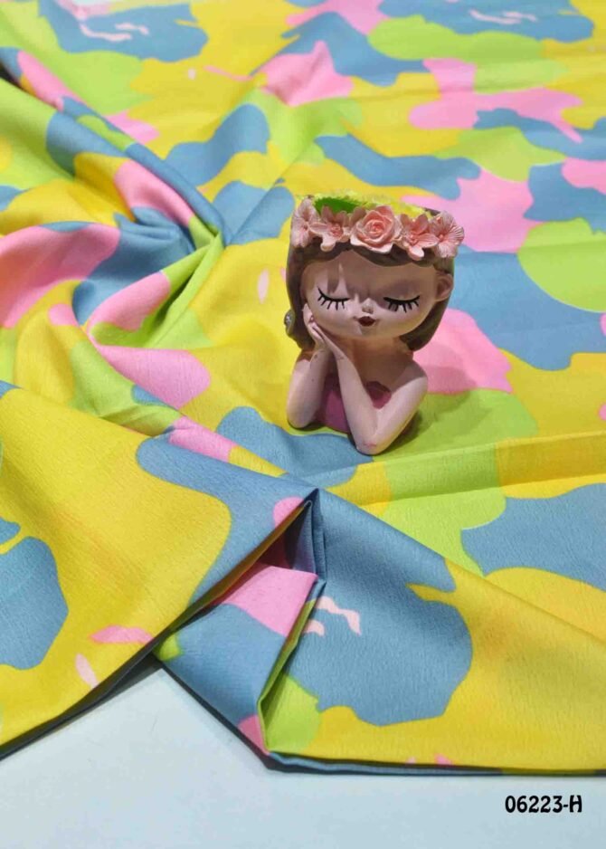Delta - 06223-H  BrightYellow Color Top, Frock & Nighty  Popcorn Material CM1211564 (RR2C)