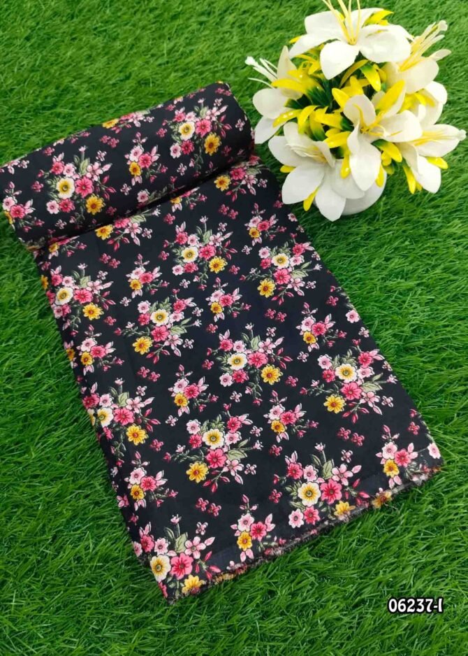 Raachana - 06237-I  Black Color Top, Frock & Nighty  Popcorn Material CM1211564 (RR2C)