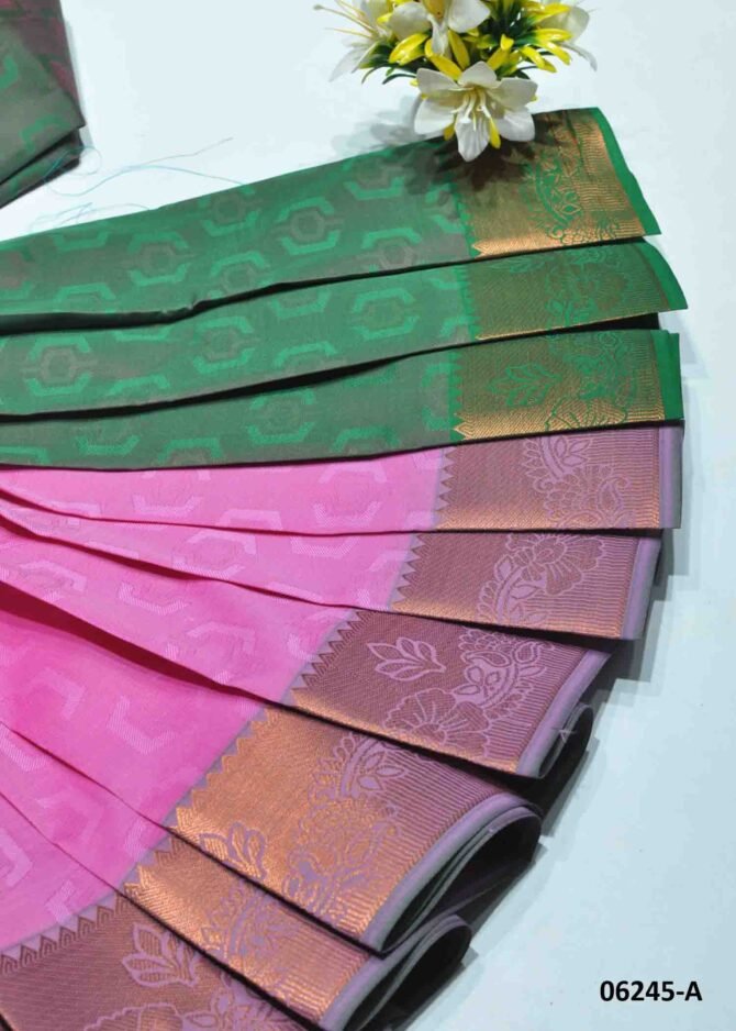 Anishkasri - 06245-A   Flamingo Pink Color Excellent Semi Aparna Saree CM1222354 (RR3B)