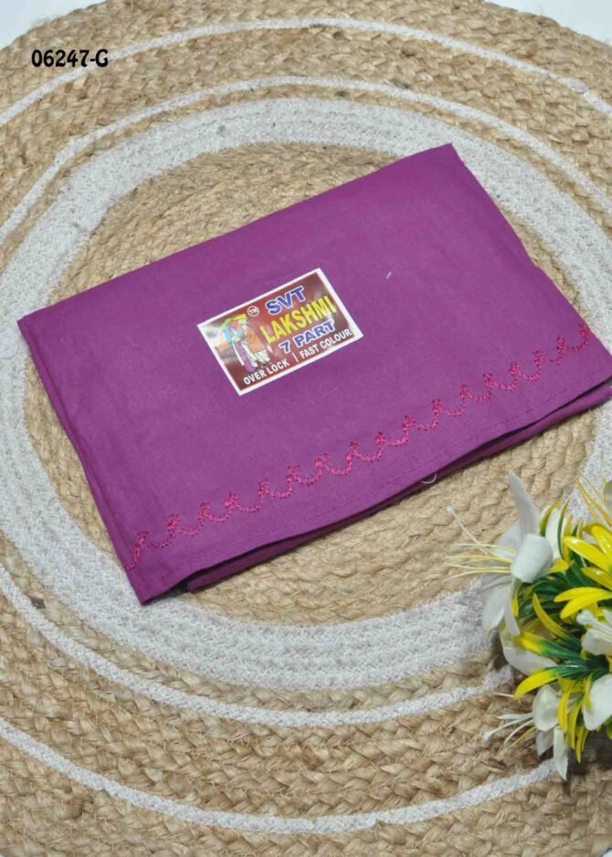Lakshmi - 06247-G  MardigasPurple Color 7Part Cotton**Lakshmi Brand** INSKIRT / PETTICOAT CM1236652 (LR2B)