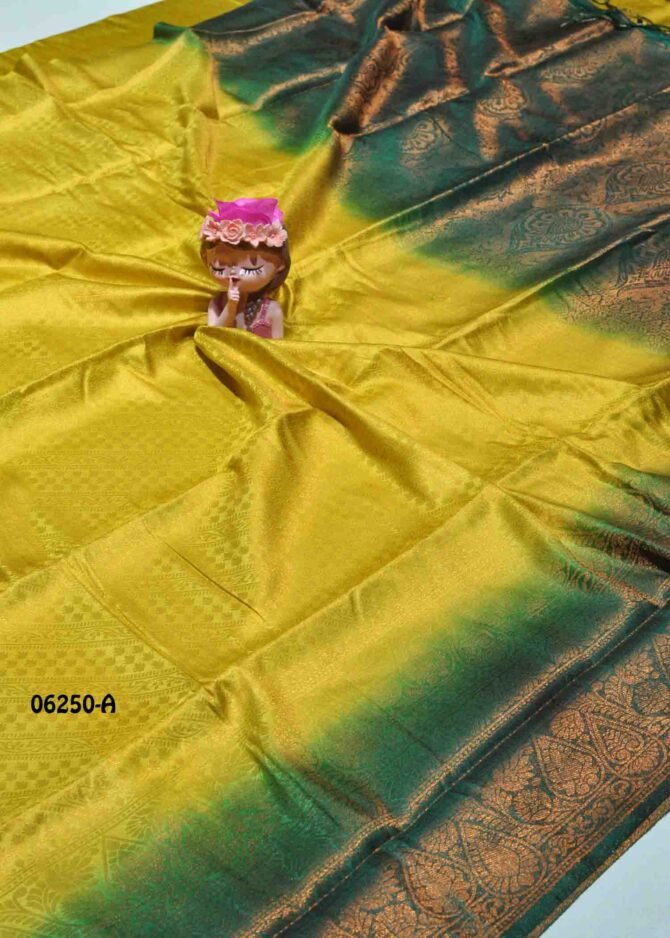 Nadeesha -06250-A BumblebeeYellow  Color Taditional Look Soft Silk Saree CM1236264 (LR3B)