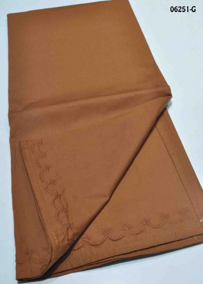 Meera - 06251-G  INSKIRT / PETTICOAT - 8 Part Cotton (Brown) CM1223018 (RR3C)