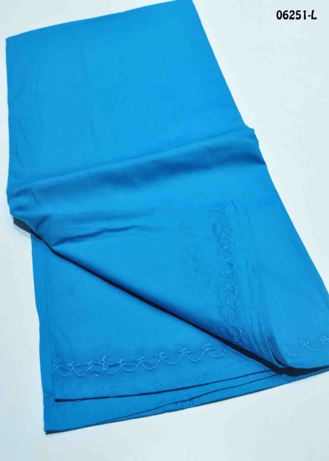 Meera - 06251-L  INSKIRT / PETTICOAT - 8 Part Cotton (Skyblue) CM1223018 (RR3C)