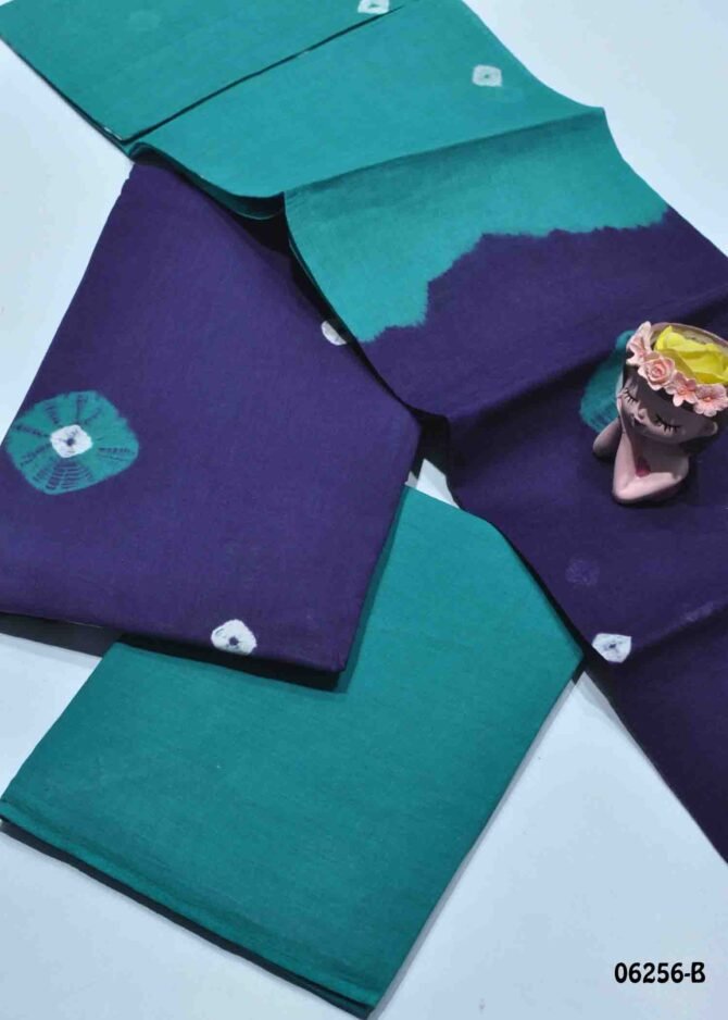 Vineetha - 06256-B  Dark Violet Color Pure Cotton Salwar Material CM1234832 (LR2E)