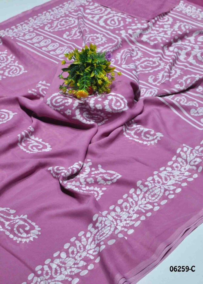 Vinitha - 06259-C   Onions Pinky Color Grand Look  Synthetic Saree CM1226196 [RR5C]
