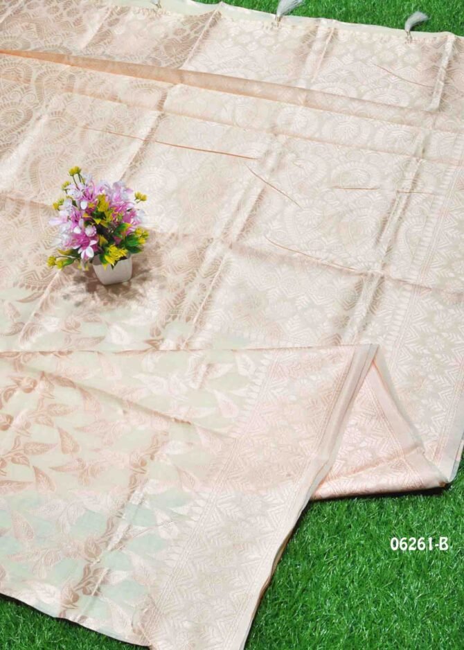 Mruthulasri - 06261-B  Tan Color Traditional Wear Banarasi Saree CM1229902 [RR4B]