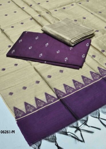 Devika - 06261-M  Purple Color Traditional Look Dupion Silky Salwar Material CM1238128 (LR3E)