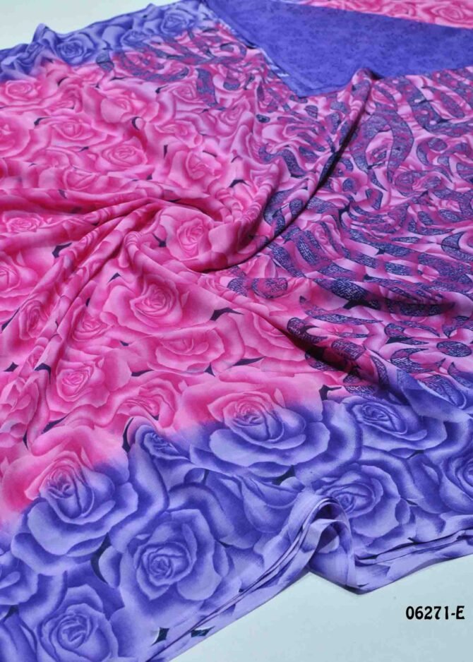 Indira -06271-E  Magenta Color Simply Soft Georgette Saree CM1222382 [LR9D]