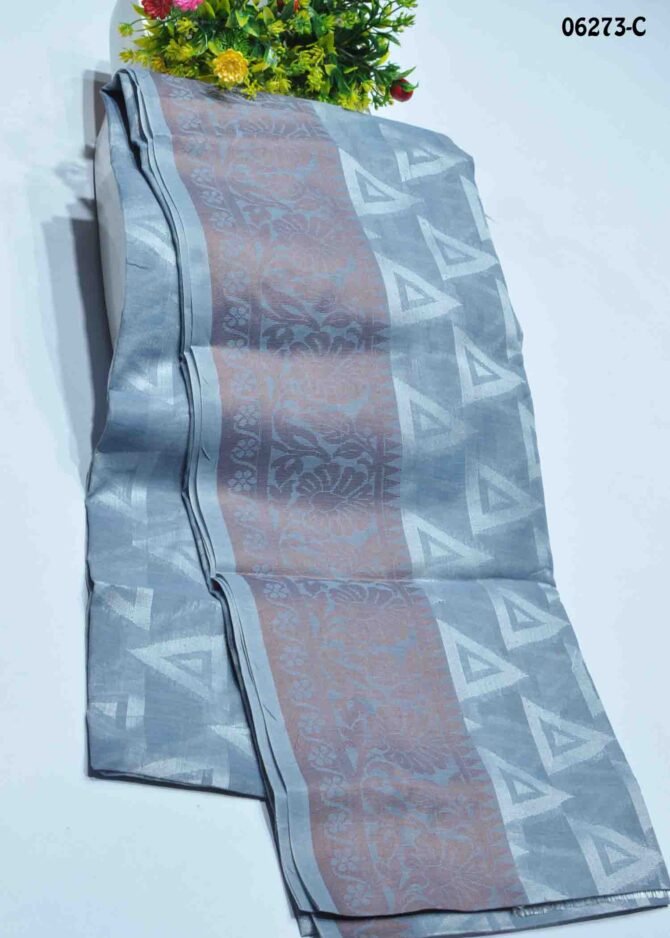 Hirithika - 06273-C  SteelGrey Color Simply Look Jute Cotton Saree CM1231798 (RR6C)