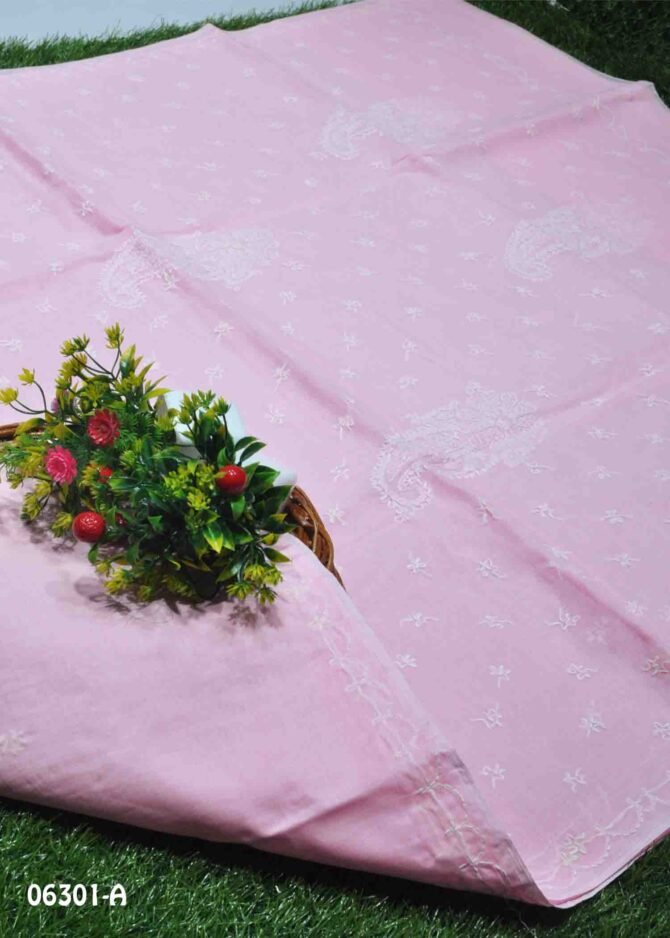 Mahara -06301-A Baby Pink Color Summer Cool Pure Cotton Saree CM1205759 [RR5B]