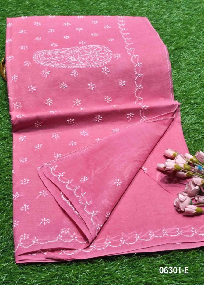 Mahara -06301-E Pomegranate Red Color Summer Cool Pure Cotton Saree CM1205759 [RR5B]