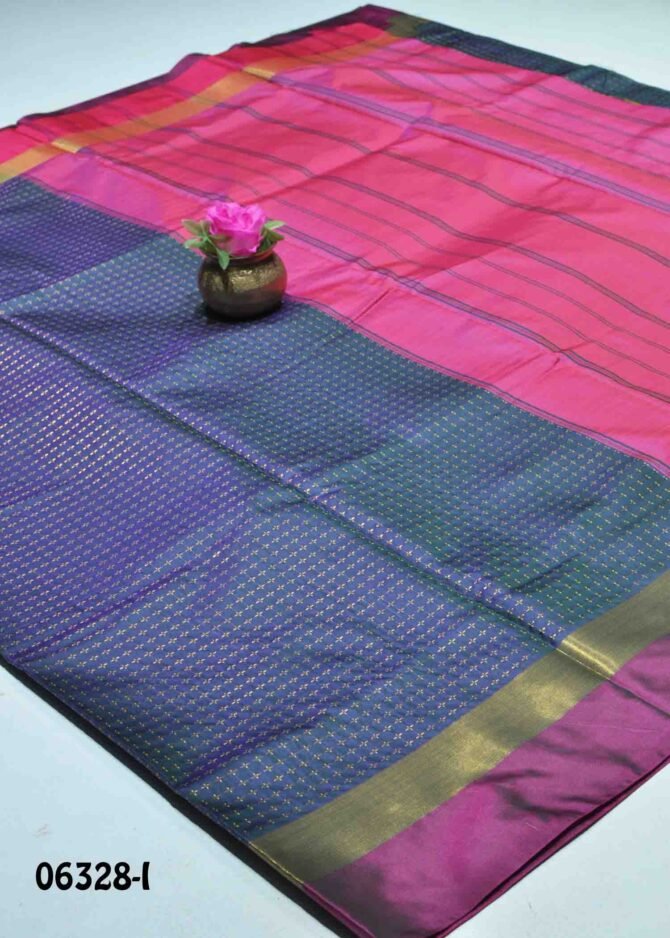 Maragatham - 06328-I Yale Blue Color Traditional Look Arani Silk Saree CM1230000 (RR8B)