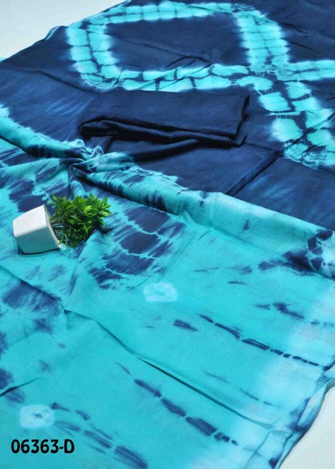 Adhisha -06363-D Ultramarine Blue Color Summer Wear Pure Cotton Saree CM1226895 [LR6D]