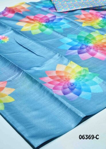 Swetha-06369-C Steel Grey Color Digital Printed Khadi Cotton Saree CM1236650 (LR6E)