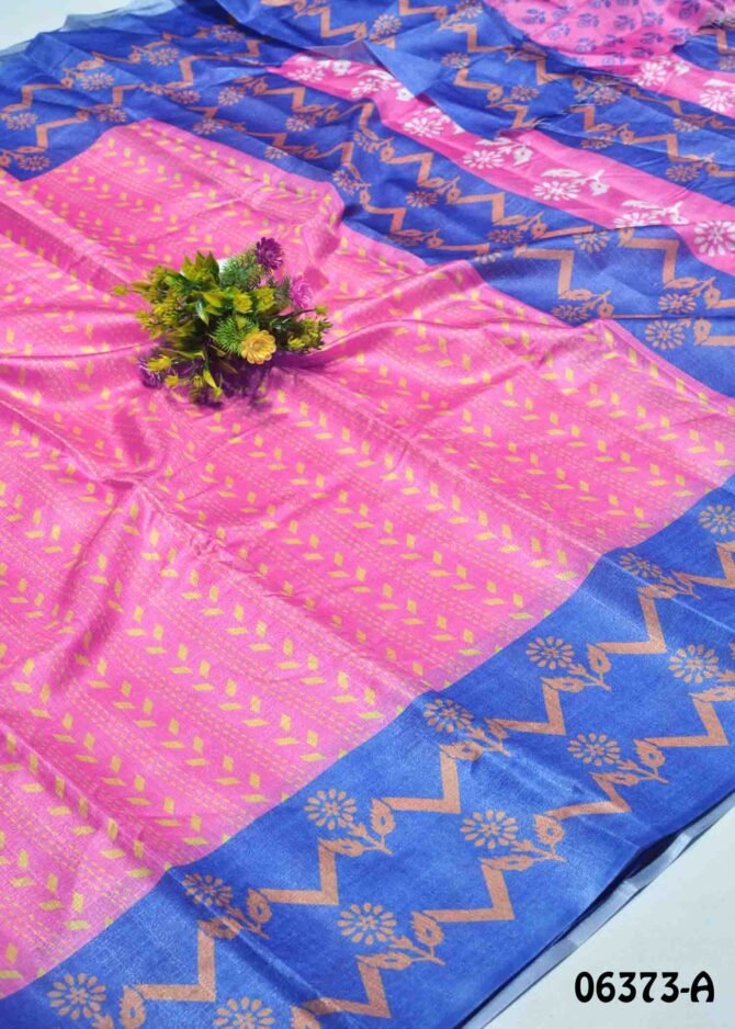 Shreya-06373-A Pink Color Simple Look Khadi Cotton Saree CM1236651 (LR5E)