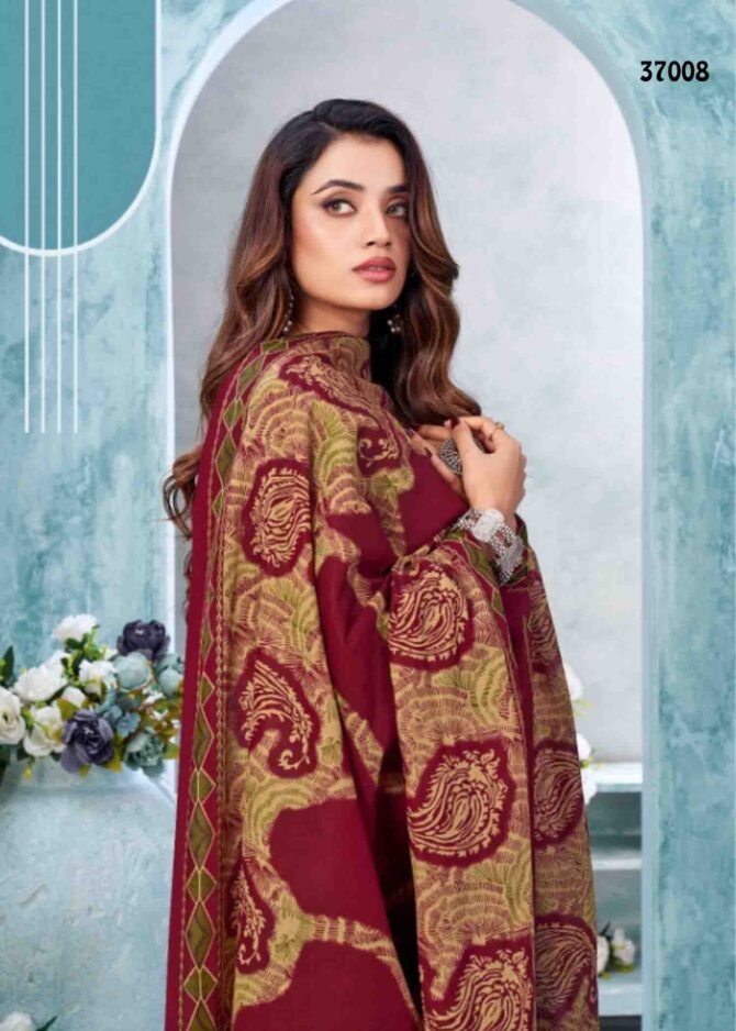 Balaji Cotton Kumkum Vol-37 - 37008   Chestnut Tan Color Cotton Salwar Material CM1226311 (RR1E)