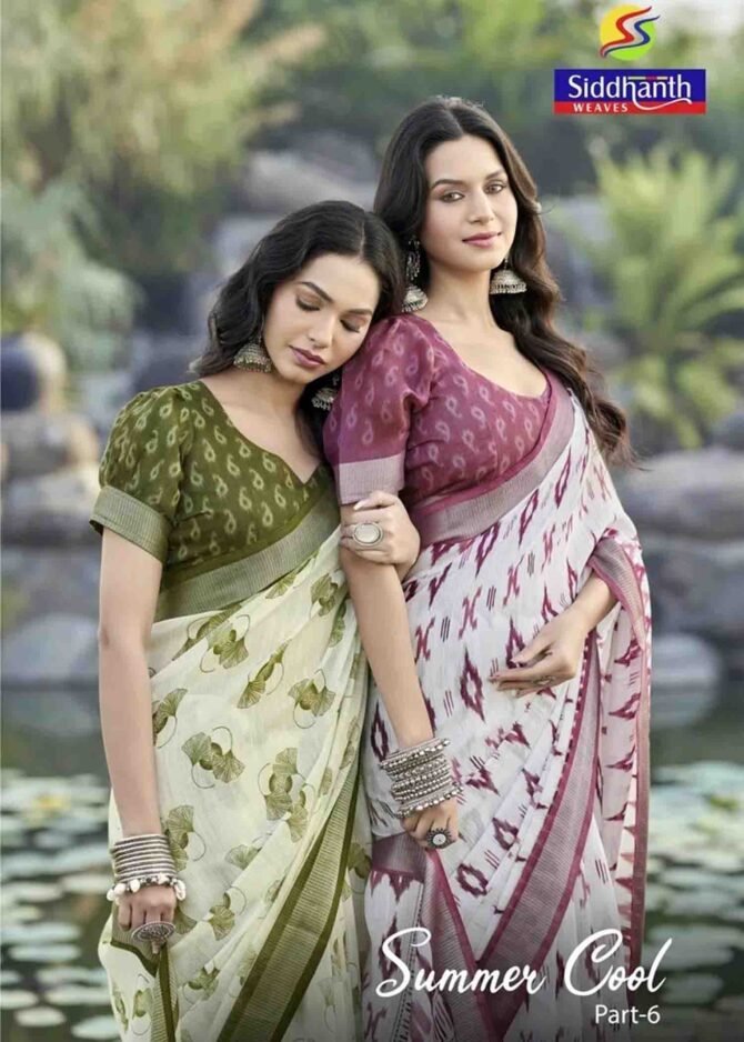 Siddhanth- Summer Cool - Linen Cotton Sarees CM1228098 (RR4D)