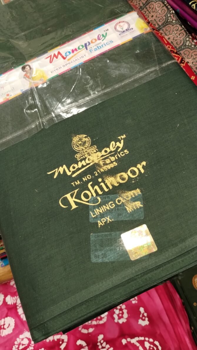 Kohinoor 06030-A Green (3 m) , Onion Pink (3 m) Linint materials CM1220275*3, CM1209599*3