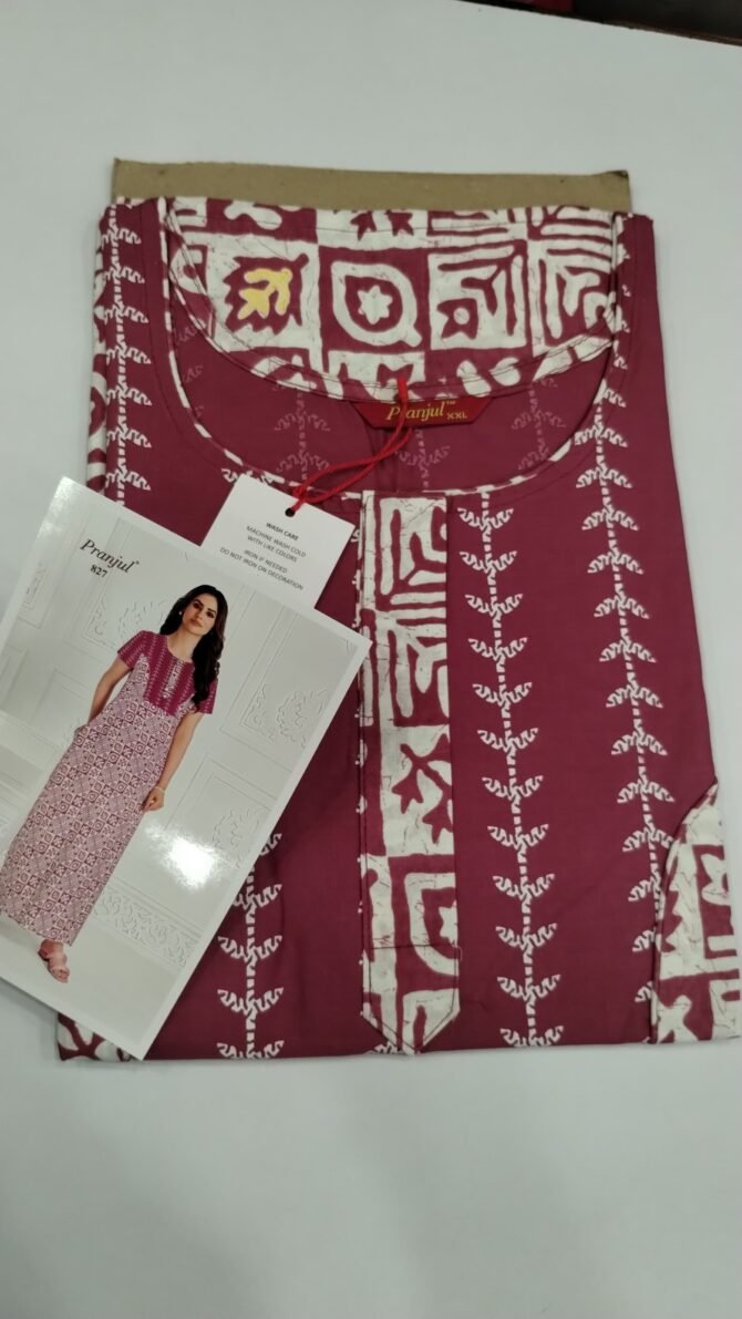Pranjul 827, 801 multi colors Readymade Nightys (XXL Size) CM1235883