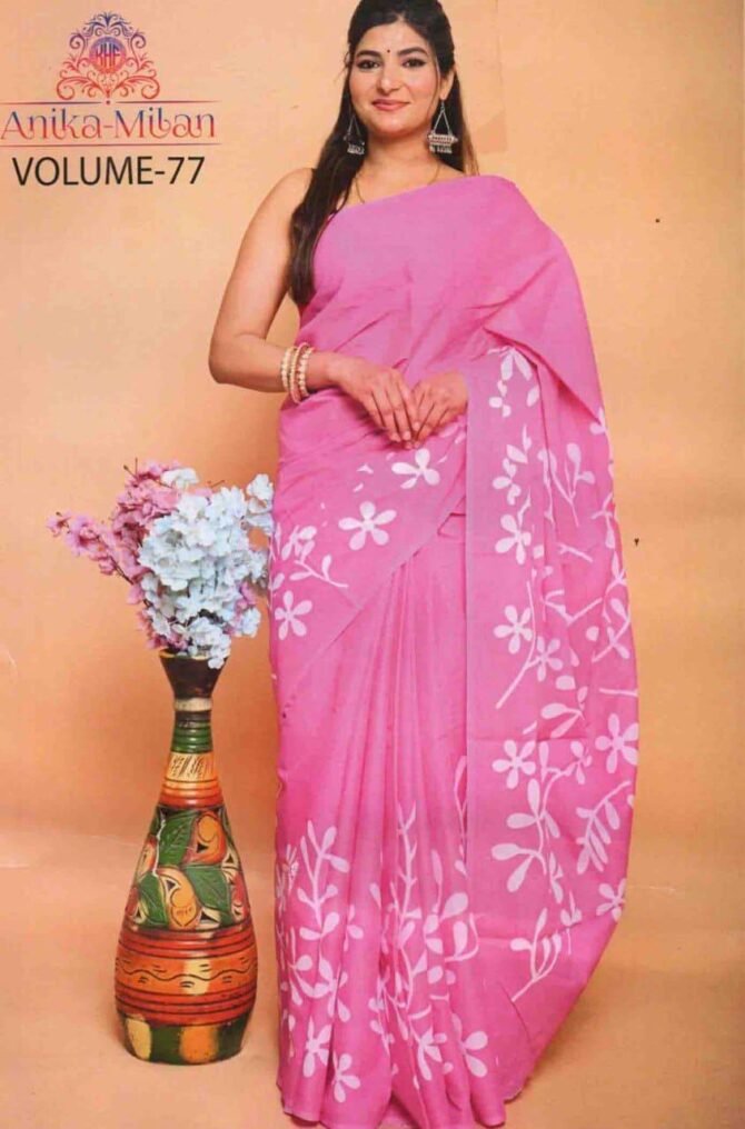 Anika-Milan - 0640 & 0641 Mul Mul Cotton saree CM1230853