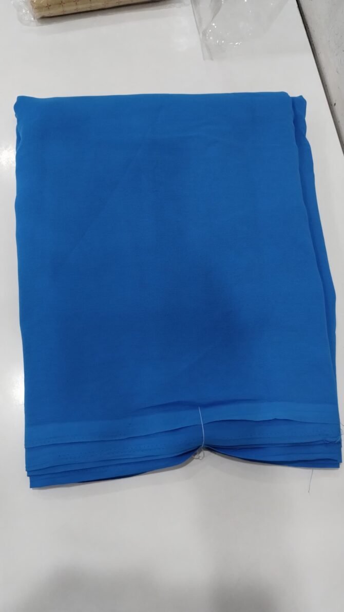Jayanthi 06290-A Ramar blue color georgette sarees CM1077955