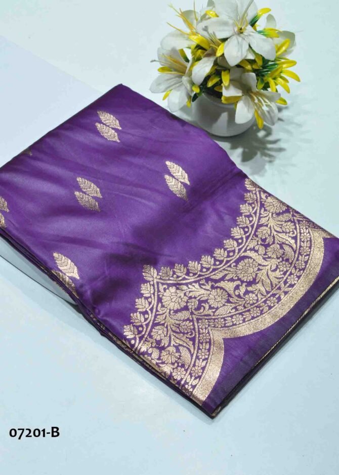 Haasini - 07201-B  Purple Color Excellent Banarasi Saree CM1238350 (LR1D)