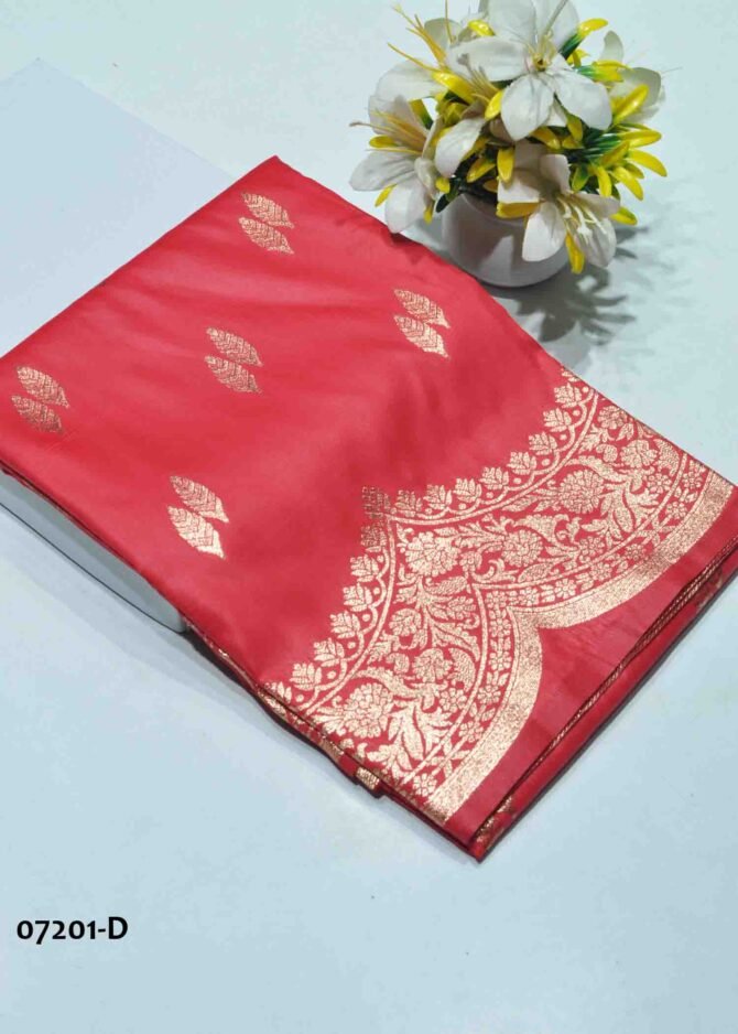 Haasini - 07201-D  Red Color Excellent Banarasi Saree CM1238350 (LR1D)