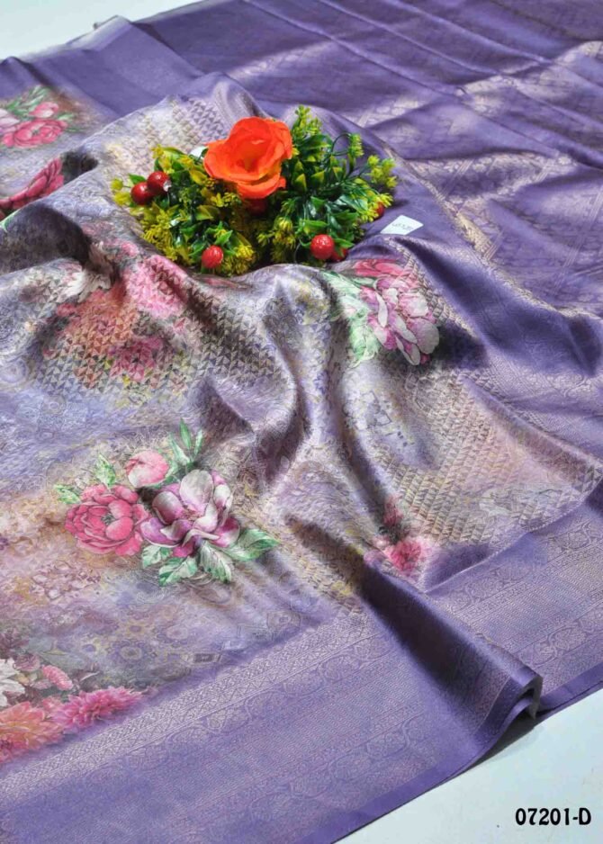 Rakshitha -07201-D  Multi Color Traditonal Look Softy Silk Saree CM1222924 (LR3E)