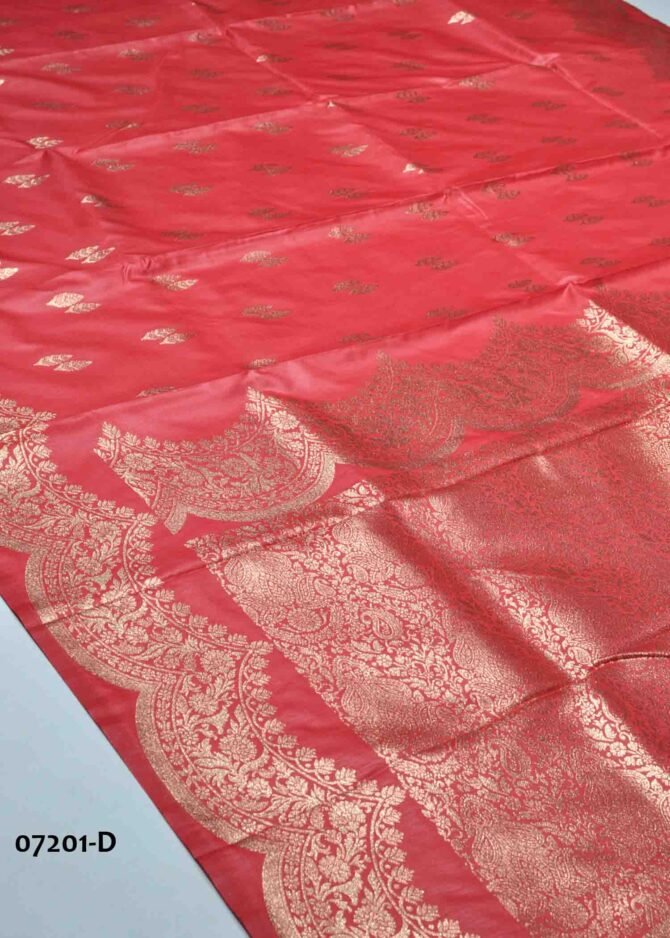 Haasini - 07201-D  Red Color Excellent Banarasi Saree CM1238350 (LR1D)