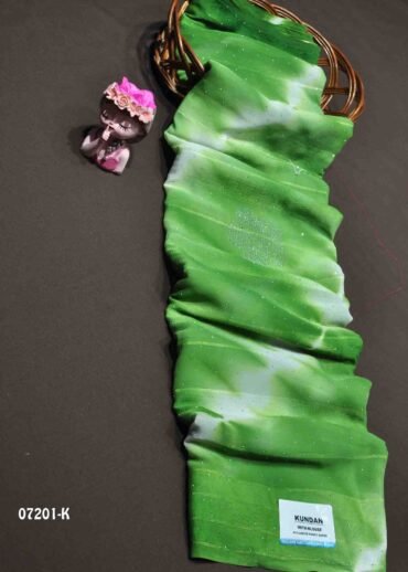 Eshvaani -07201-K   ForestGreen Color Simply Stone Work Soft Chiffon Saree CM1232286 [RR1C]